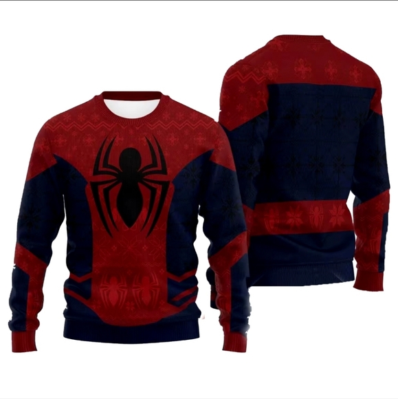 Spiderman christmas ugly sweater - Picture 4 of 7